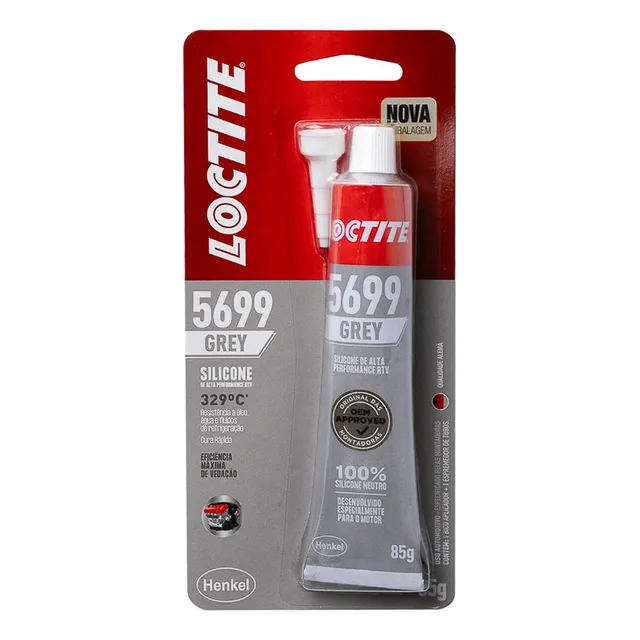 Cola Silicone Grey 5699 Selante Alta Performance Loctite 85g