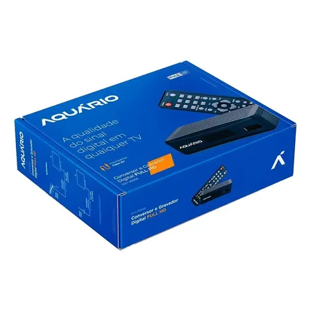 Conversor Digital Aquário Dtv4000s Full Hd Gravador Usb Hdmi