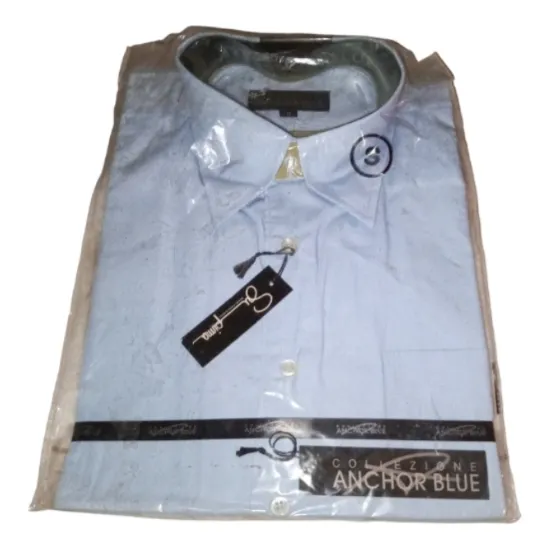 Camisa Para Caballero Manga Larga Anchor Blue/talla S