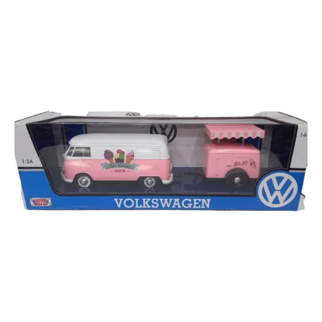 Volkswagen Type 2 T1 Pickup Ice Cream 1960 Escala 1:24