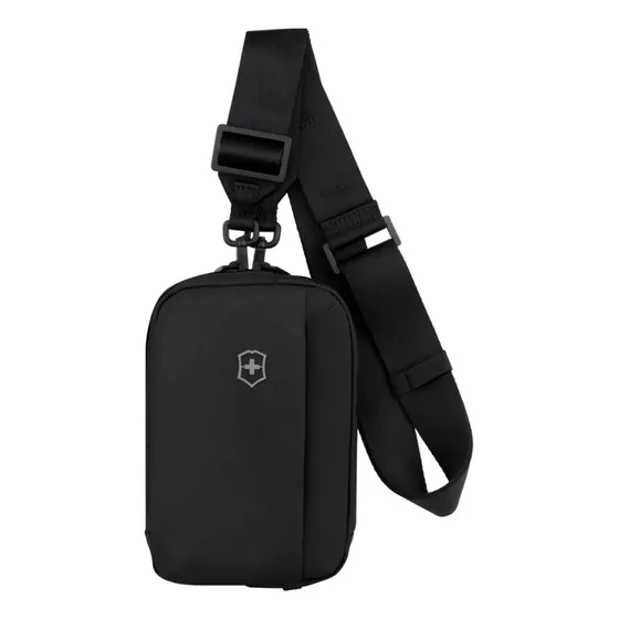 Bolso De Hombro City Pouch, Travel Essentials, Victorinox Color Negro Gris