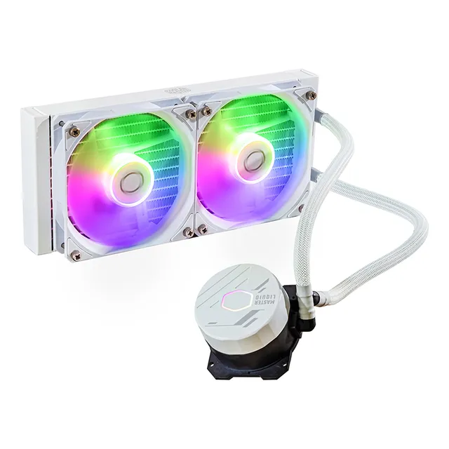 Disipador Para Cpu Cooler Master Ml240l Core - Argb Blanco Argb