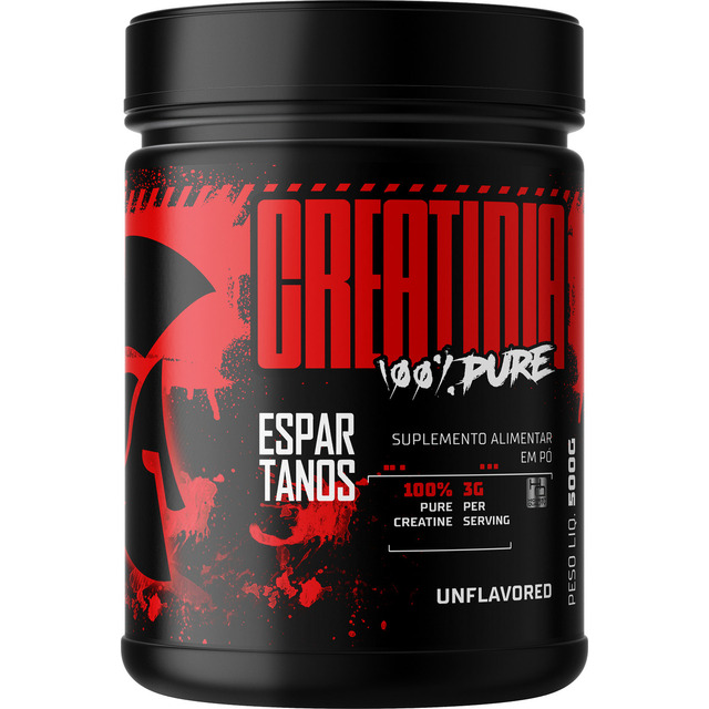 Creatina Monohidratada 500g Suplemento Em Pó 100% Pura Espartanos Sem Sabor Creatina Monohidratada 500g Suplemento Em Pó 100% Pura Espartanos Sem Sabor