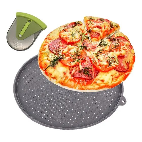 Aebor 1 Molde Para Pizza Agujero Rueda Cortador Bandeja