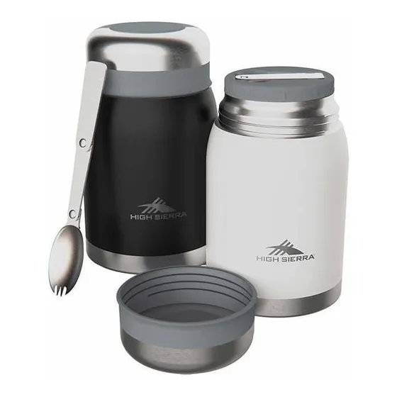 Set Contenedores De Alimentos Metálicos 2pzas High Sierra 