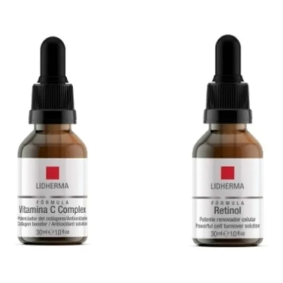 Lidherma Duo Activos Vit  C Complex  X 30 Y Retinol Antiage 