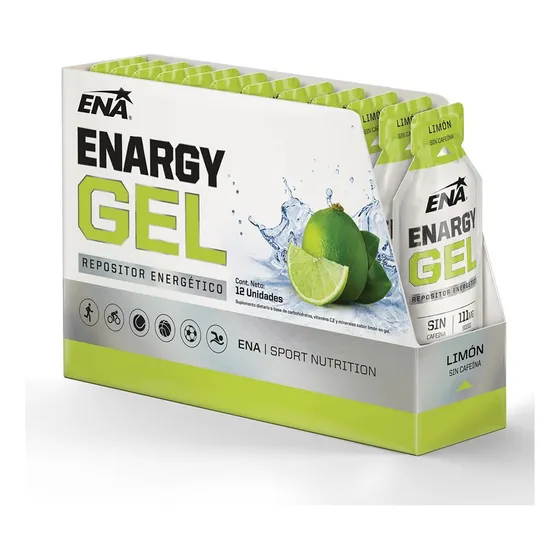 Gel Energetico Energy Gel Ena - Sin Cafeína 30 Grs. Sabor Limón