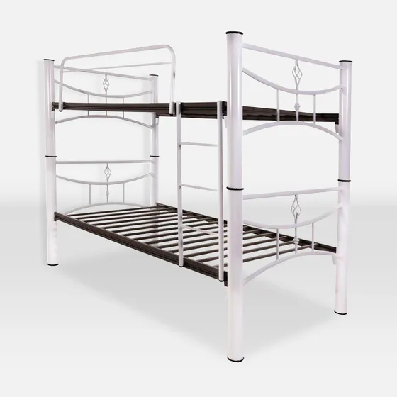 Litera Dormimundo Toscano Individual / Individual 170 Cm Color Blanco Litera Toscano Ind/ind Dormimundo