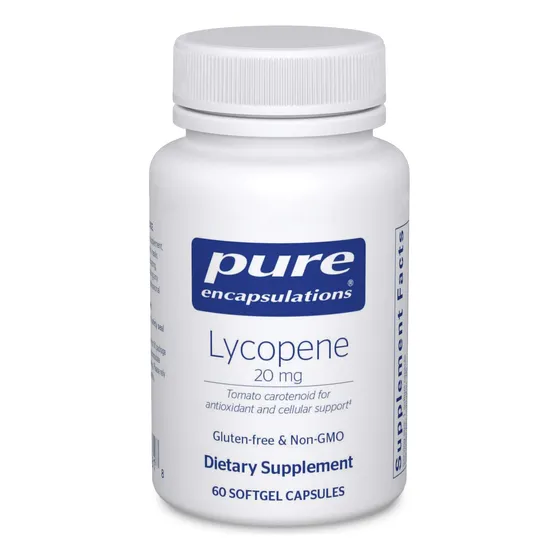 Suplemento De Licopeno De Pure Encapsulations, 20 Mg, 60 Cáp