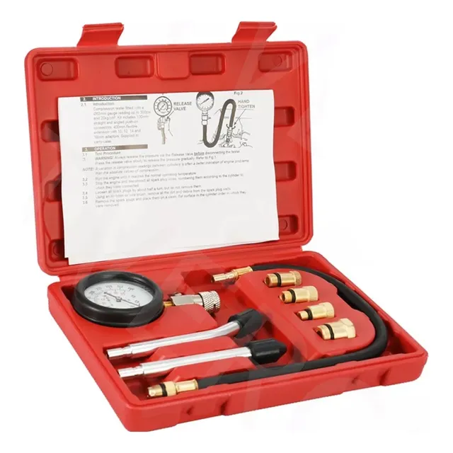 Kit Medidor Compresión Compresimetro De Motores A Gasolina
