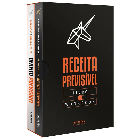 Box Receita Previsível (Livro 2ª edição + Workbook), de Aaron Ross. Editora AUTENTICA BUSINESS, capa dura em português, 2021