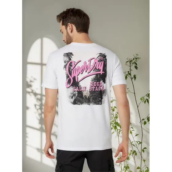 Camiseta Fotográfica Vintage Superdry Optic Xl