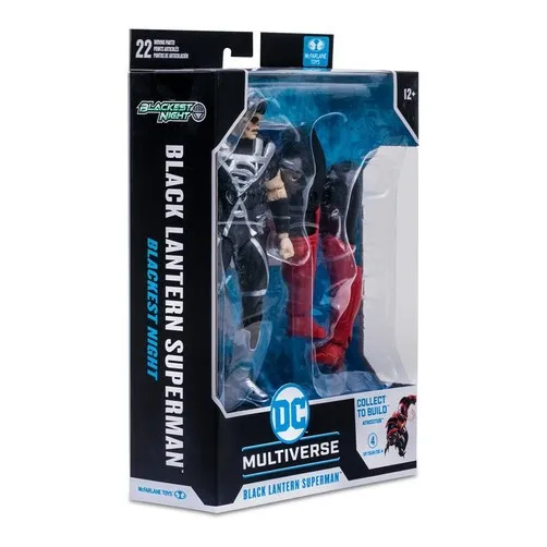 Figura De Acción Dc Multiverse Black Lantern Superman 12+