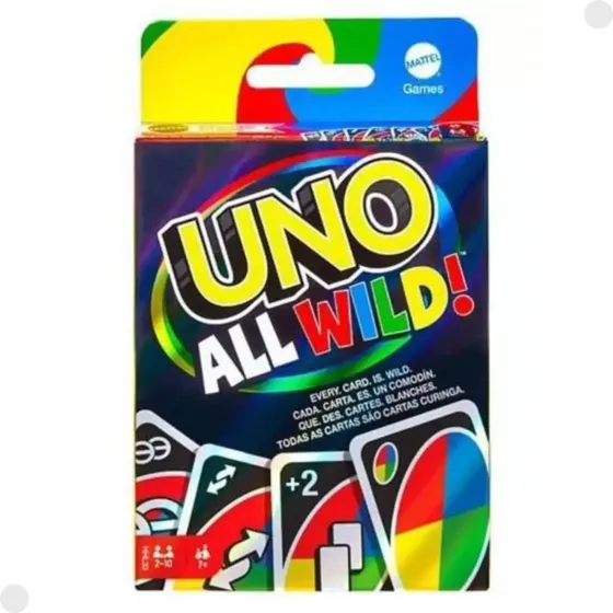 Juego de cartas Uno All Wild 112 Cards Hhl33 - Mattel