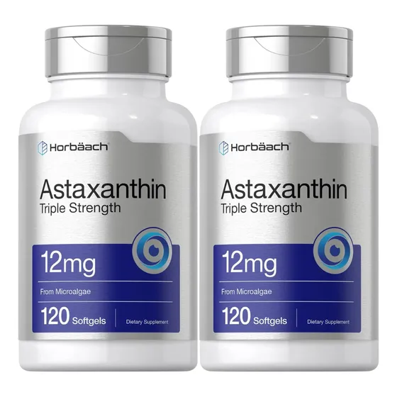 Suplementos Kit X2 Unidades Astaxantina 12 Mg 120 Cápsulas