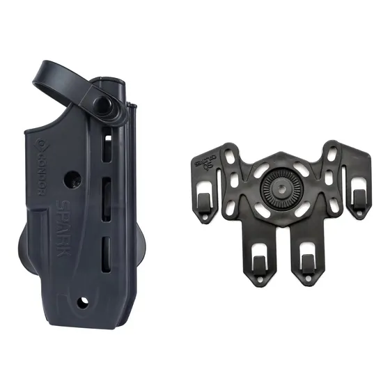 Coldre Externo P/ Pistola Taser Spark Condor + Suporte Molle