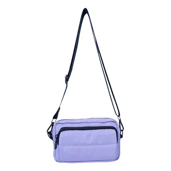 Bandolera Convertible En Riñonera De Nylon Cierres