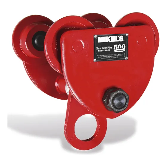 Trole Para Viga 500 Kg Ancho Ajustable