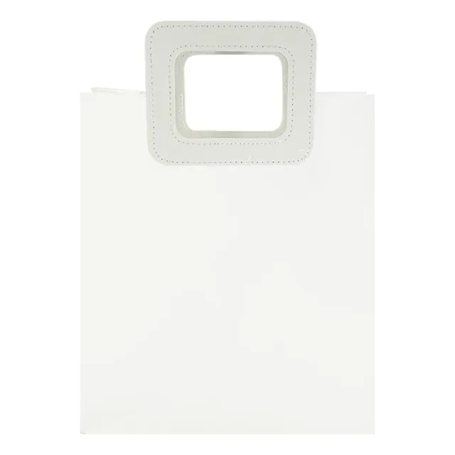 Bolsa Transparente En Pvc Y Ecocuero 1 Unidad 32x26x11 Cm