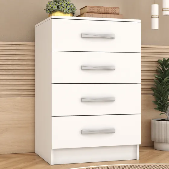 Comoda Mueble Dormitorio 4 Cajones Zapatera Mesa De Luz Tv