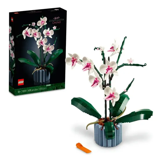 LEGO Botanicals Orquídea 10311; Kit de Construção de Plantas Decorativas