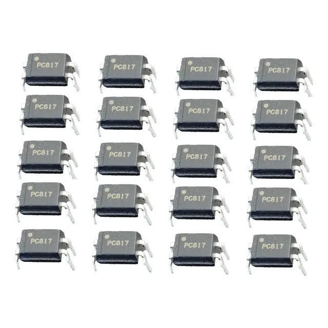Paq 20 Piezas Pc817 Optoacoplador Salida Transistor