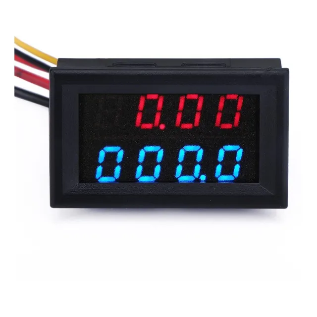 Polimetro Pantalla Led Rojo Azul Red Blue Display 1 Qb