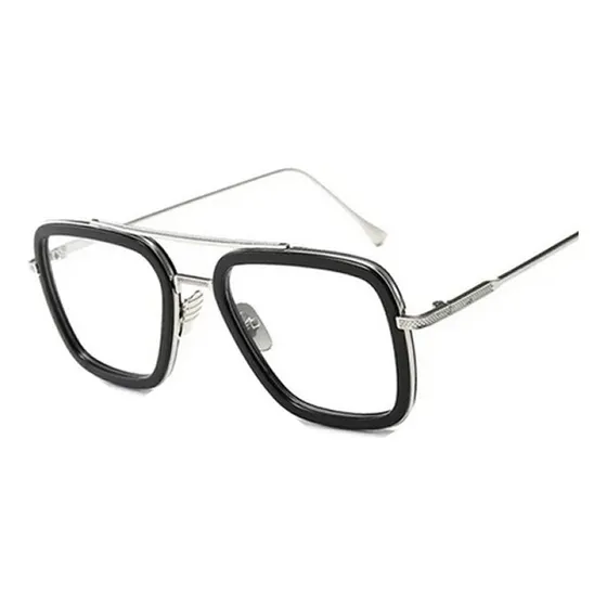 Gafas Lentes Iroman Tony Stark Uv Marco Negro 
