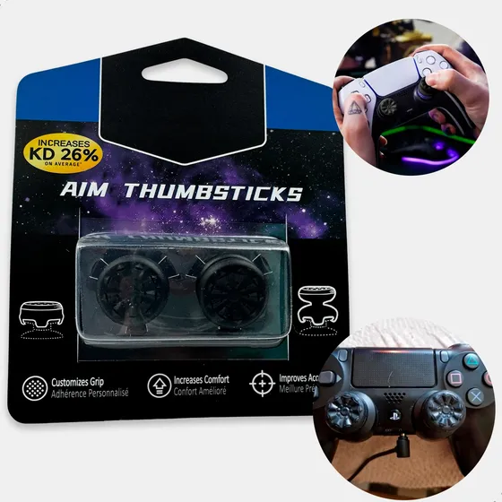 Grip Gamer Protetor Botão Analógico Controle Video Game