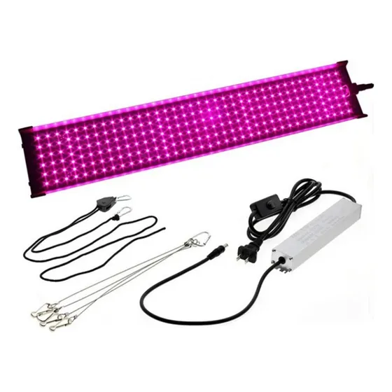Panel para cultivo interior EshopAngie QB-85W potencia de 85W voltaje de 220V color de la luz rosa