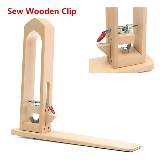 Pinza Para Coser Cuero A Mano, Abrazadera De Madera, Cuero