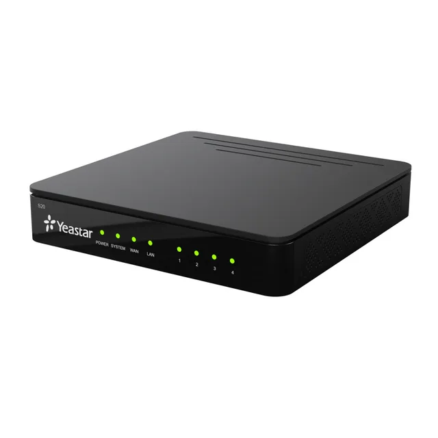 Central Telefonica Ip Sip Yeastar S20 Modular 20 Usuarios Hasta 4 Puertos Fxs / Fxo / Bri Hasta 1 Canal Gsm / 3g / 4g 