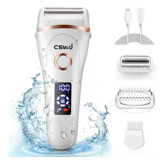 Afeitadora Eléctrica 3 En 1 Para Mujeres, A Prueba De Agua