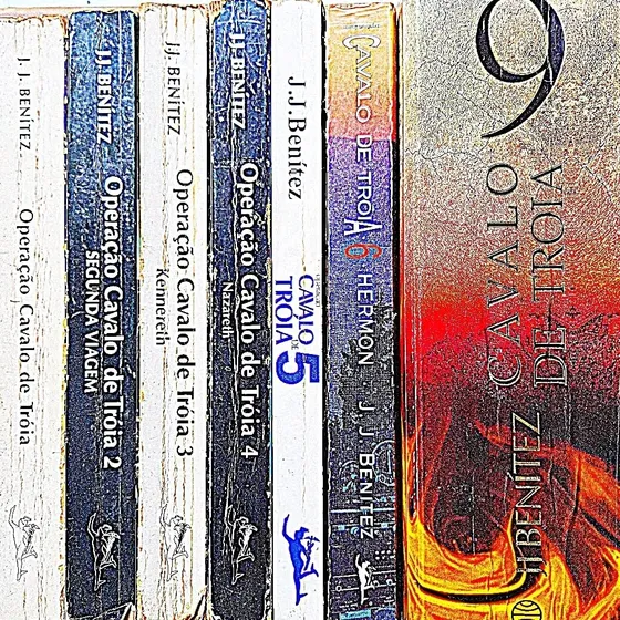 Operação Cavalo De Tróia / J.j.benítez / Volumes 1, 2, 3, 4, 5(c/dedicatória), 6 E 9 (usados) / Brochuras / Bom Estado De Conservação / Apresentam Sinais De Manuseio E Cores Alteradas Pelo Tempo.