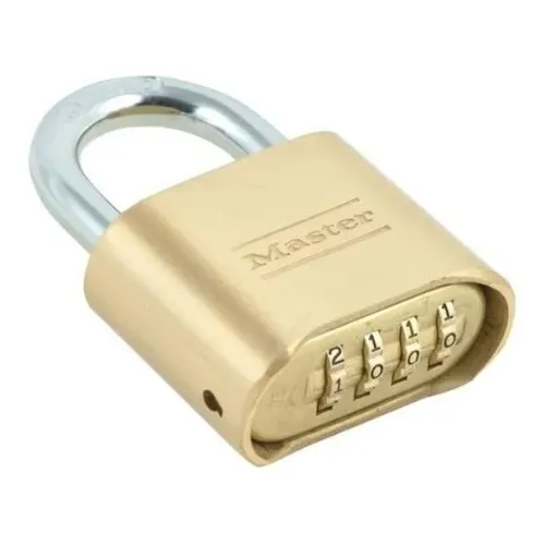 Candado De Combinación Numérica Master Lock 175d Color Dorado