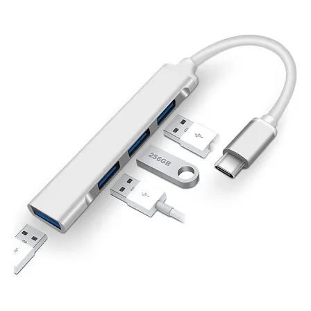Adaptador Usb Hub Tipo C  4 X Usb 3.0 4 En 1