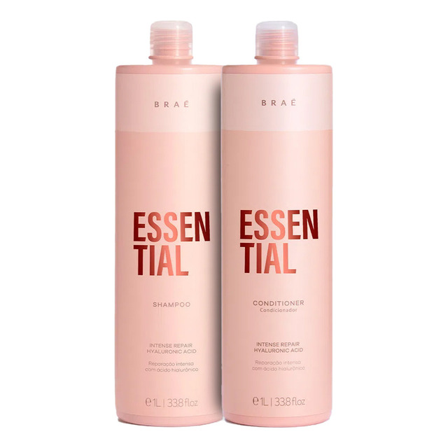 Shampoo Braé Essential Braé Essential Kit Shampoo 1l + Condicionador 1l Profissional De Pa... Shampoo Braé Essential Braé Essential Kit Shampoo 1l + Condicionador 1l Profissional De Pa...