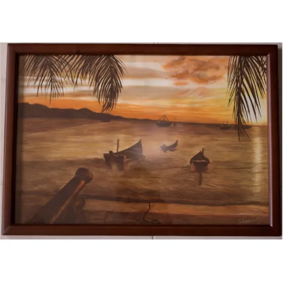 Cuadro Tecnica Mixta 35 X 50 - Artista Mirian Flores Calles