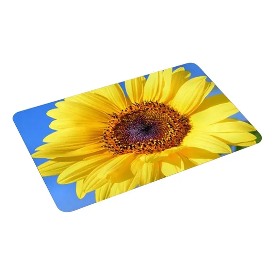 Onwrace Tapete Baño Antideslizante Para Franela Girasol Agua