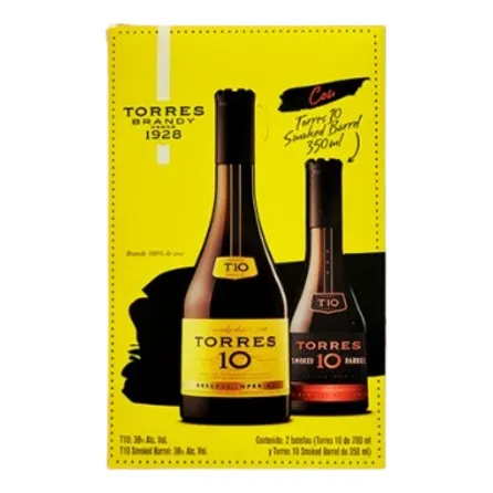 Brandy Torres 10 700ml + Torres 10 Smoked Barrel 350ml