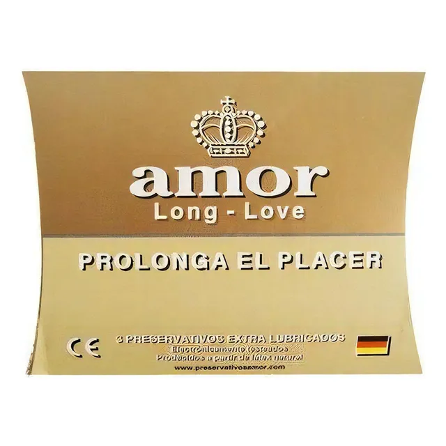 Preservativo Amor Dorado X3 Unidades