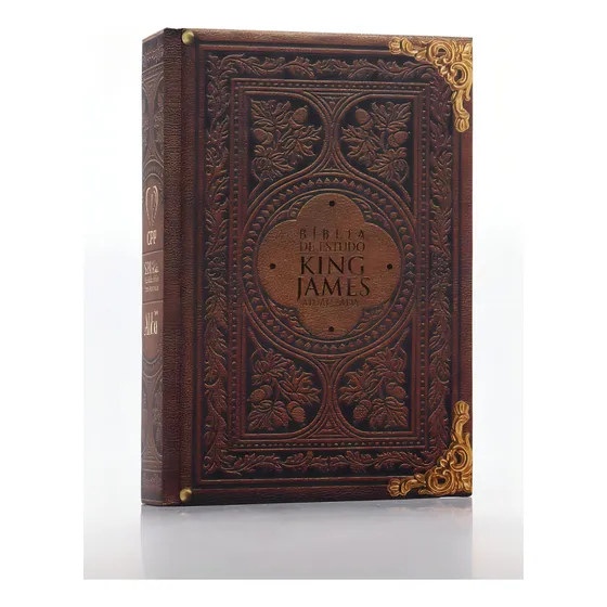 Bíblia de Estudo King James Atuali capa dura vintage