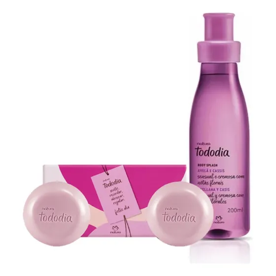 Body Splash Avellana Y Casis Con Jabones Natura Tododia