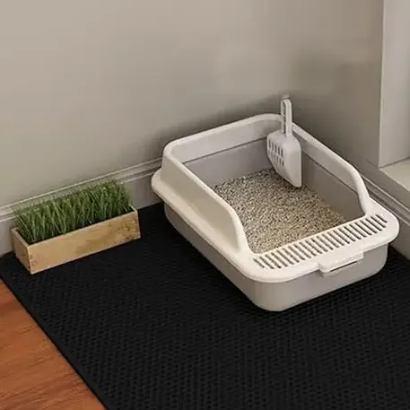 Tapete Alfombra Para Salida De Litera Arenero Limpia Grande Cala 75X55 Patas Gat