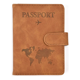 Porta Pasaporte Cuero Vegano Tarjetero Con Proteccion Rfid Porta Pasaporte Cuero Vegano Tarjetero Con Proteccion Rfid