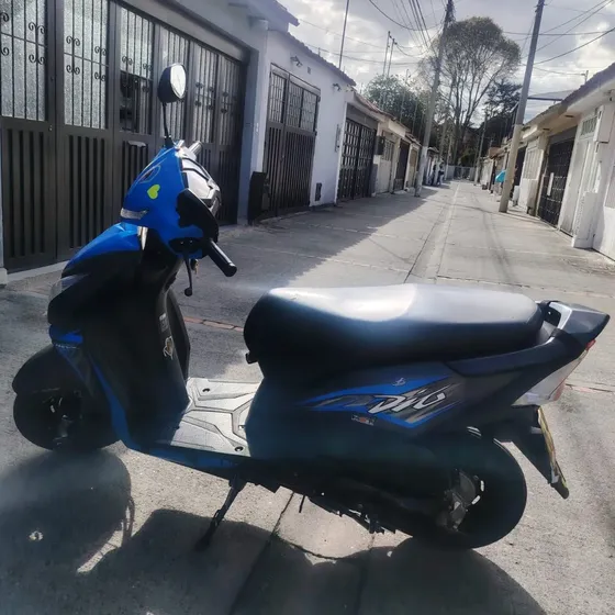Moto Honda Dio Std 125 Azul Modelo 2020 Con 24.000 Km
