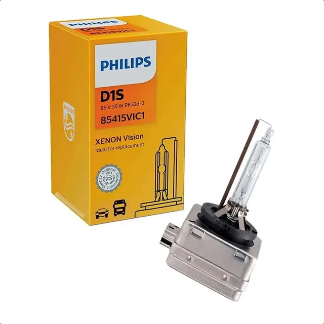 1 Par De Lampada D1s Xenon Original Philips 
