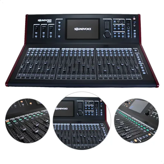 Mesa Digital 32 Canais Titanium Soundvoice Mdt-32 Profission