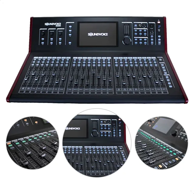 Mesa Digital 32 Canais Titanium Soundvoice Mdt-32 Profission