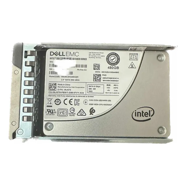 Disco Duro Ssd Dell 480gb 2.5 Intel Sata 6gbps Caddyoriginal